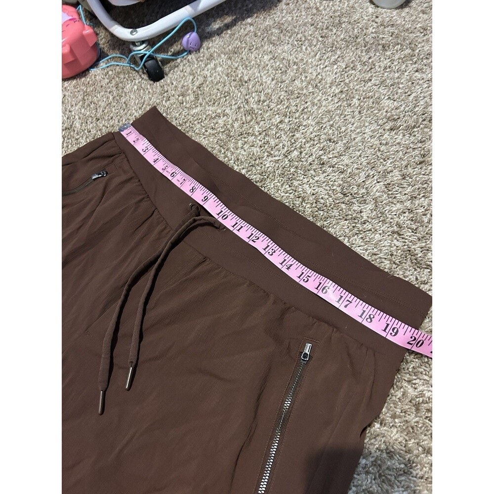 Athleta Pants Womens 18 Brown Trekkie North High Rise Jogger Ripstop Hiking - Picture 4 of 12